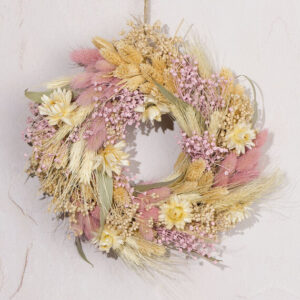 Blossom Blush Dried Wreath